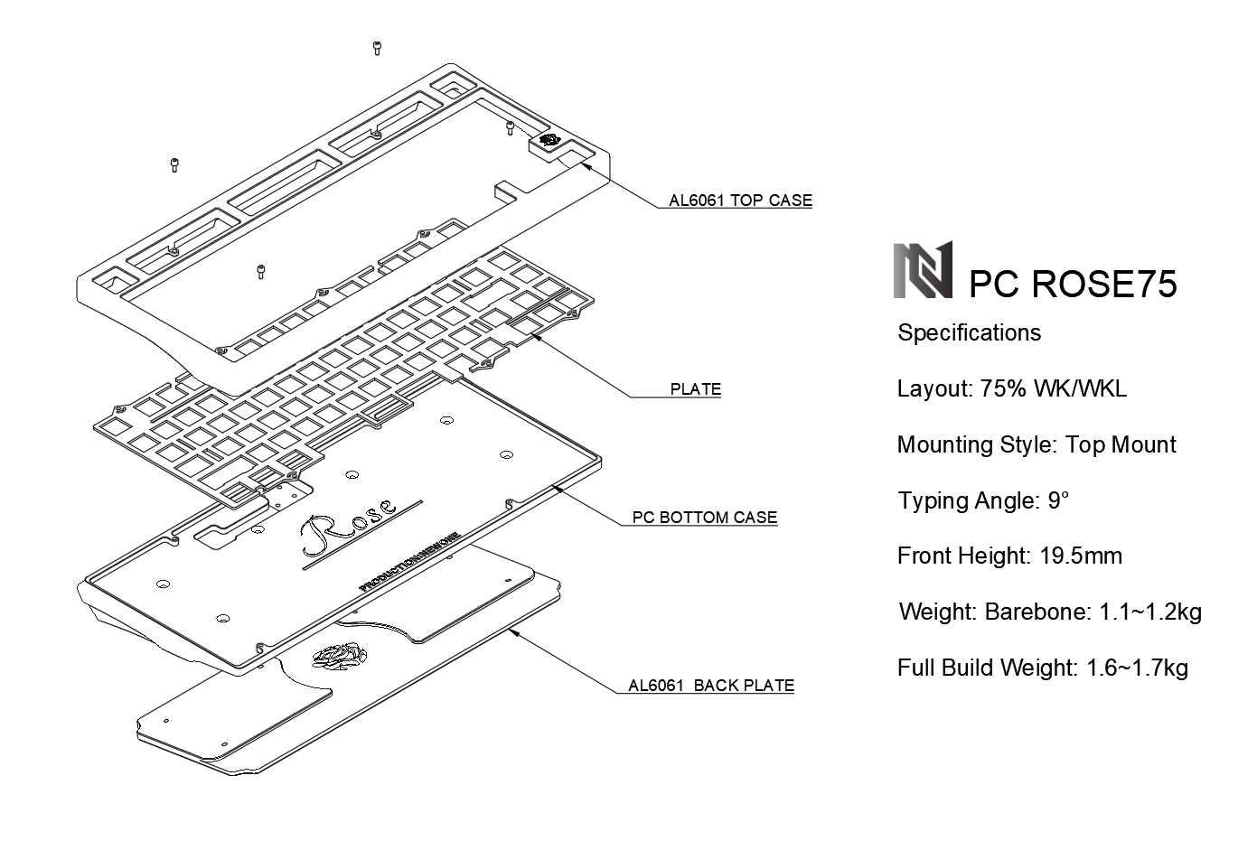 PC ROSE 75